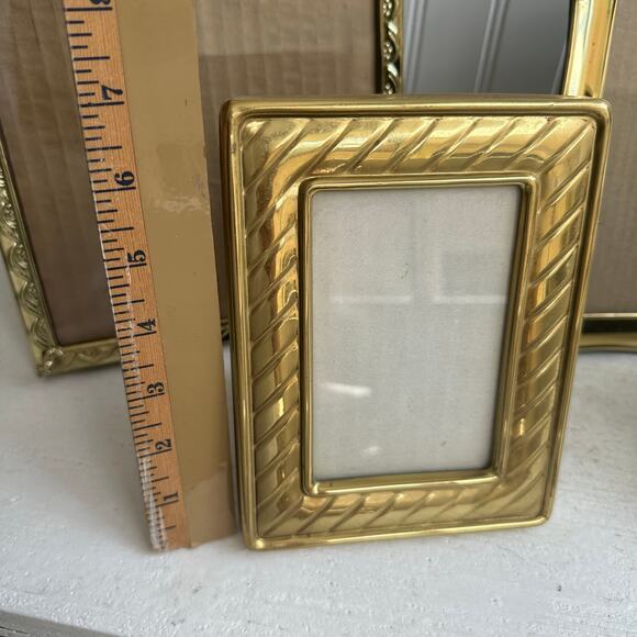 Set of 4 Gold Frames Wedding Wall Memory Gallery Wall Pictures Assorted Ornate - Picture 8 of 11